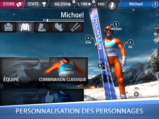 Screenshot #4 pour Ski Jumping Pro