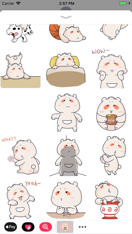 Silly Bear Animated Stickers
