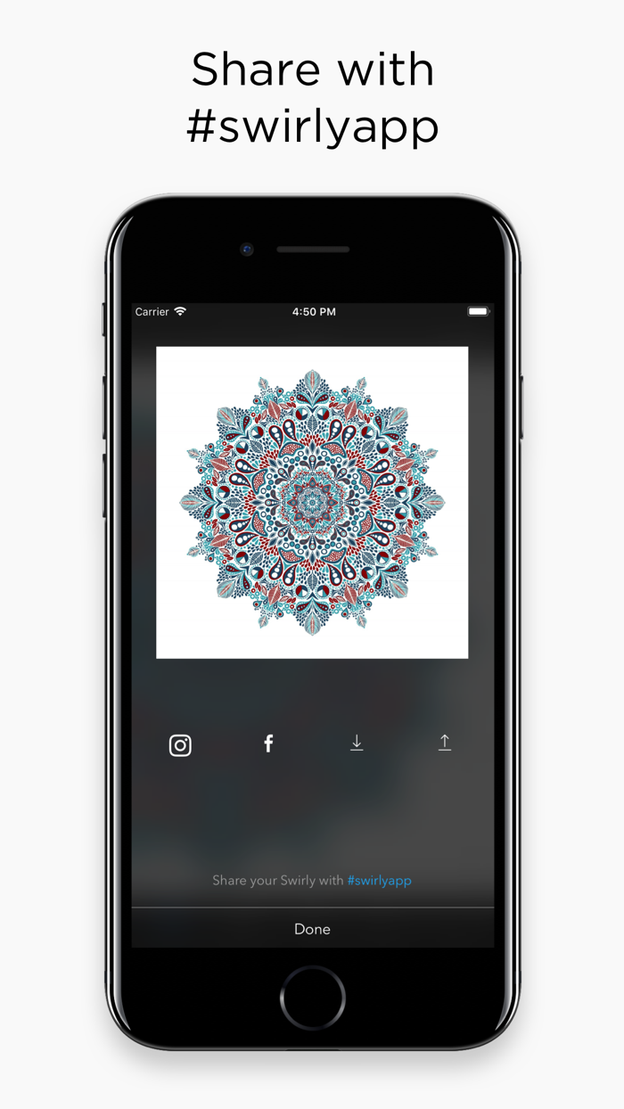 Swirly - Symmetrical drawing