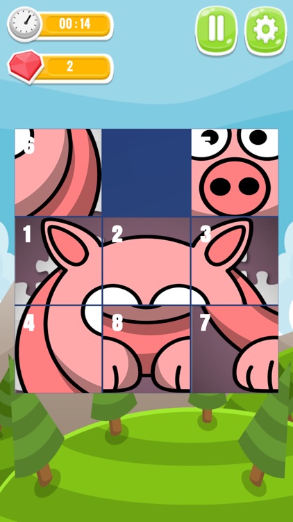Sliding Puzzle Animals 2017