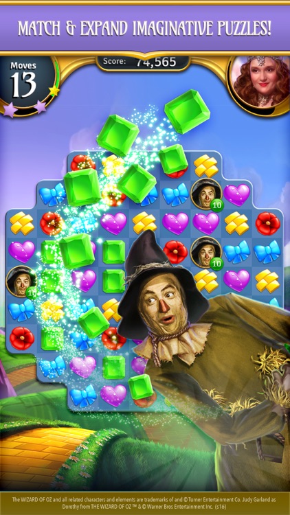 Wizard of Oz Magic Match 3 screenshot-4