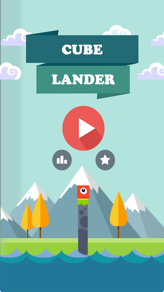 #1. Cube Lander (iOS) 由: Jerry Cole