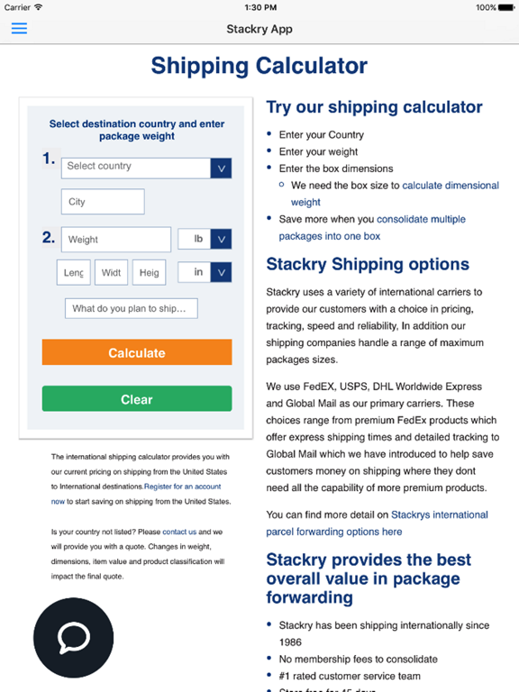 Screenshot #4 pour Stackry Global Shipping App