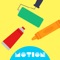 The kids' app MotionCrayon is a drawing and coloring application to develop children's creativity