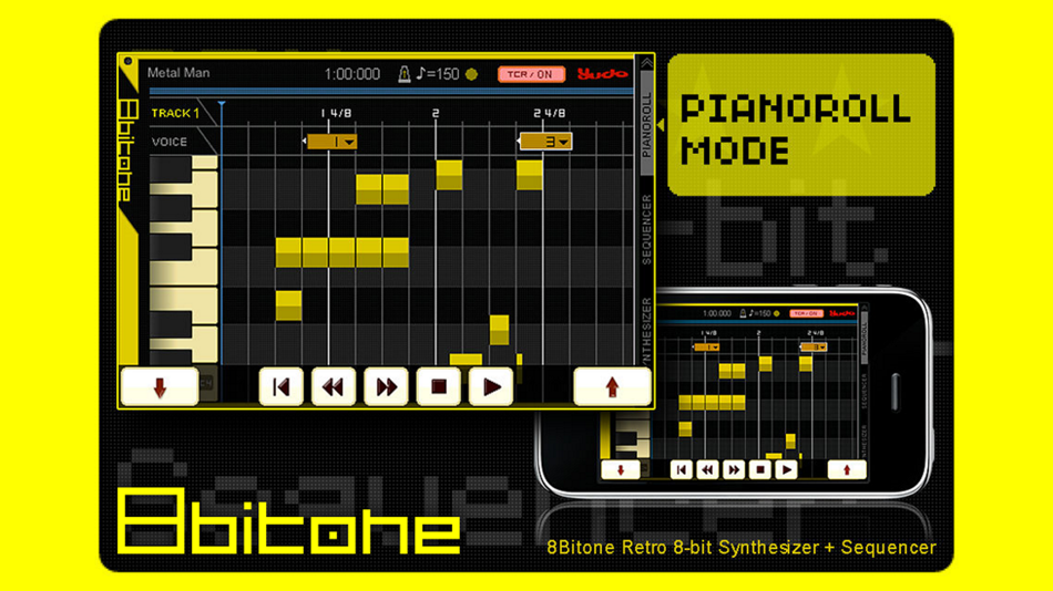 #2. 8Bitone+ MICRO COMPOSER (iOS) 由: Yudo Inc.