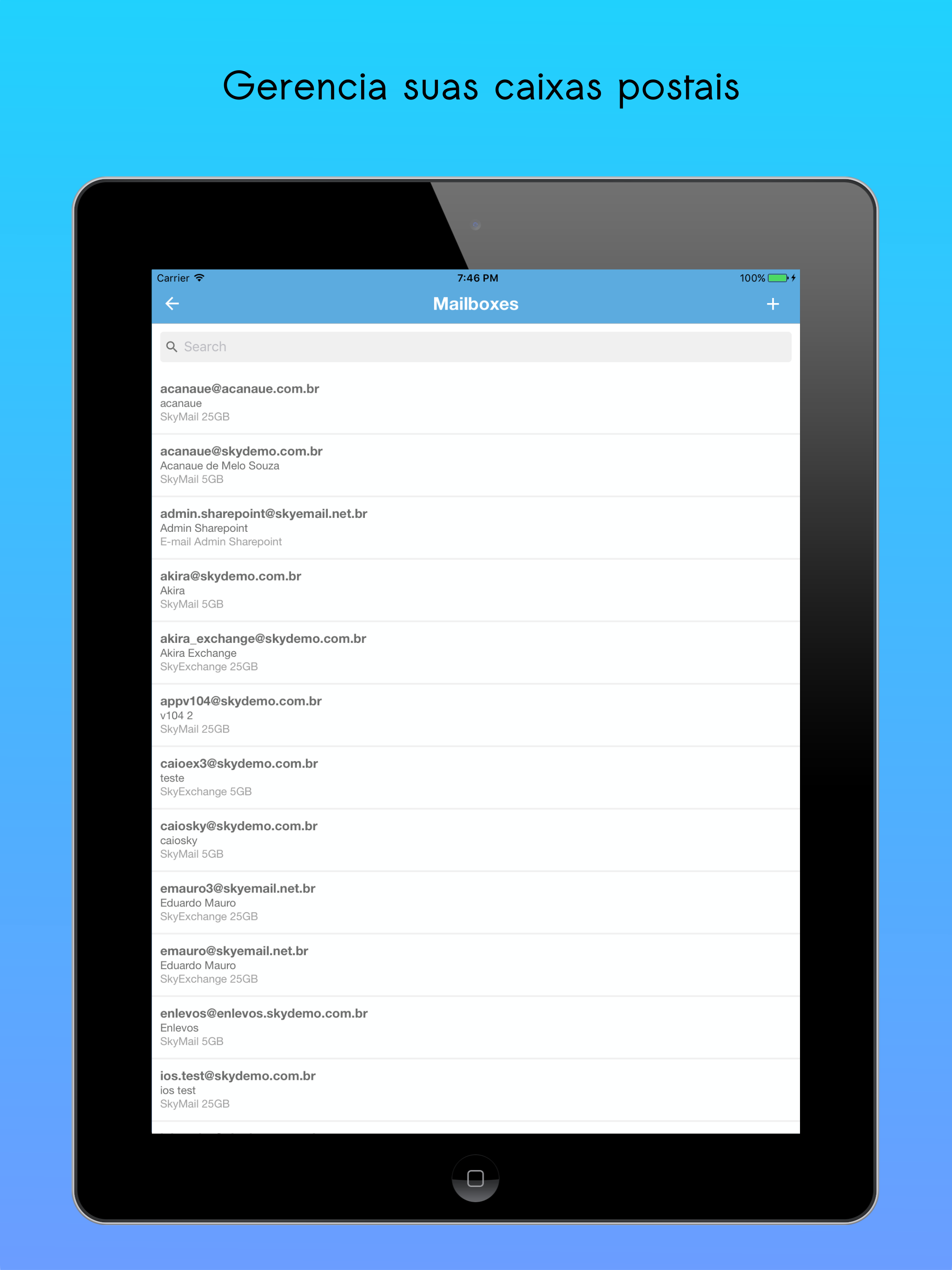Skymail Admin