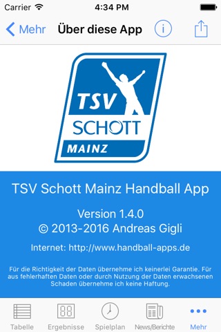 TSV Schott Mainz Handball screenshot 4