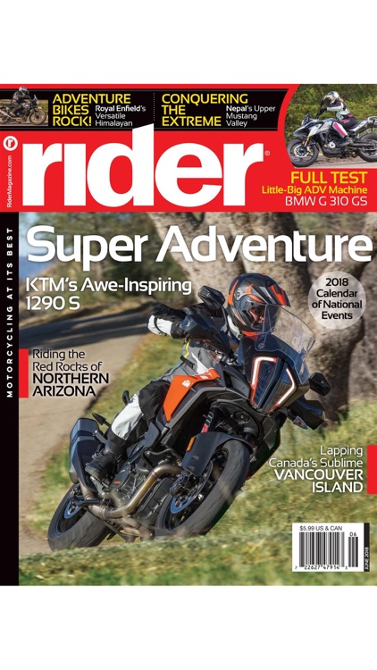 Rider Magazine, Motorcycling at its Best screenshot-3