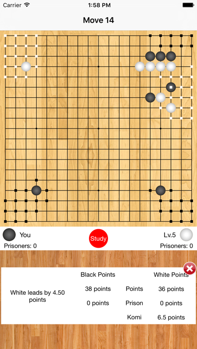 Go Game (囲碁 Igo 바둑 圍棋 Go) screenshot 2