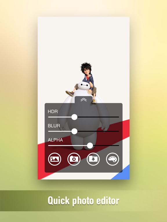 Quick Foto Editor: HDR & Blurのおすすめ画像1