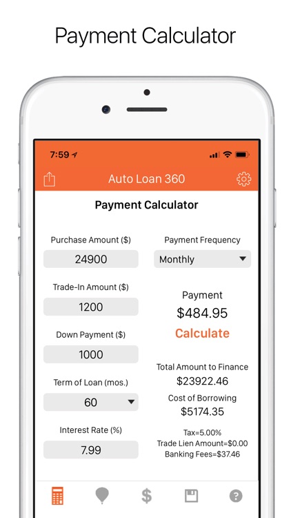 Auto Loan Calculator 360