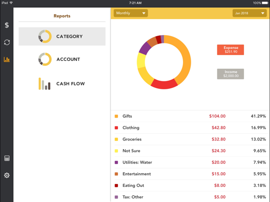 Screenshot #6 pour Checkbook Pro