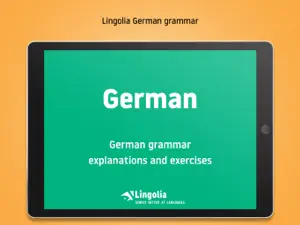 Lingolia German Grammar screenshot #1 for iPad