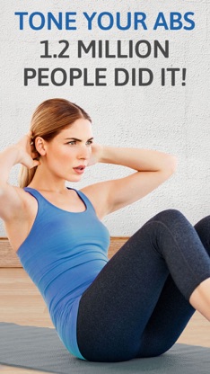 Abs workout: 200 sit ups screenshot 1
