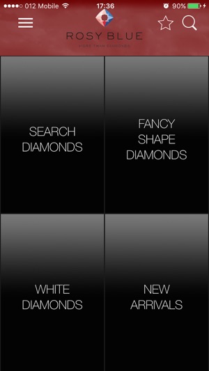 Rosy Blue Diamonds