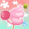 可愛い キャンディー 甘い & ゼリー ジグソーパズル パズル