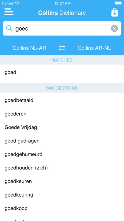 Collins Arabic<>Dutch