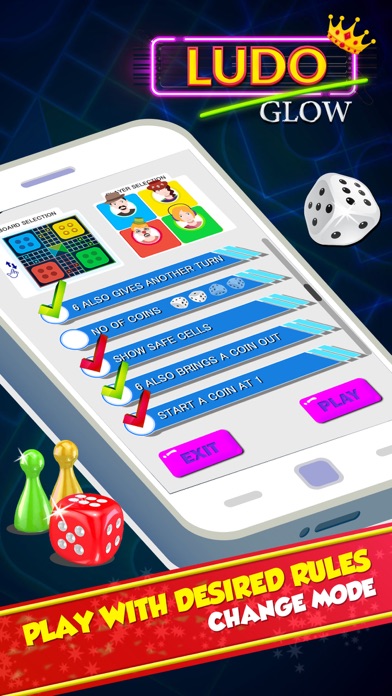 Ludo Glow Classic Game screenshot 3