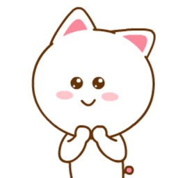 Cute Kitty Pinky Stickers