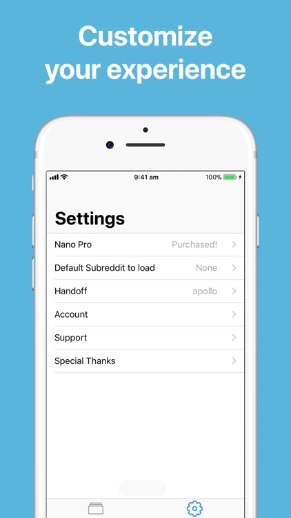 Nano for Reddit