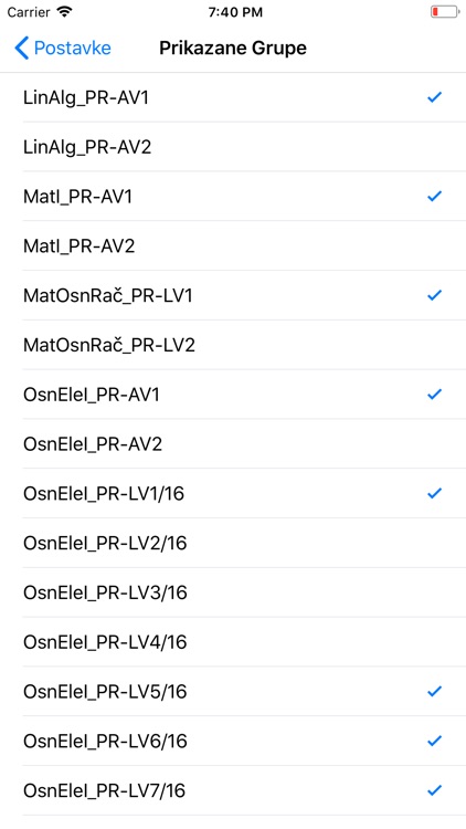 FERIT Raspored screenshot-3