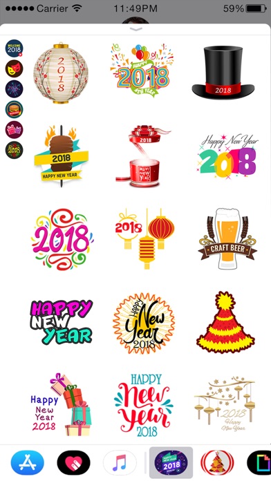Screenshot #2 pour 2018 Happy New Year Animated