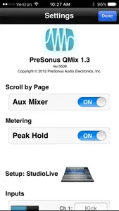 PreSonus QMix screenshot #4 for iPhone