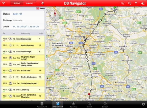 DB Navigator für iPad screenshot 4