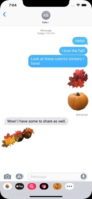 Fall Leaves & Pumpkin Stickers(圖2)-速報App