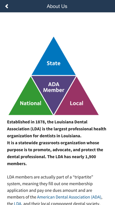 Louisiana Dental Association screenshot 4