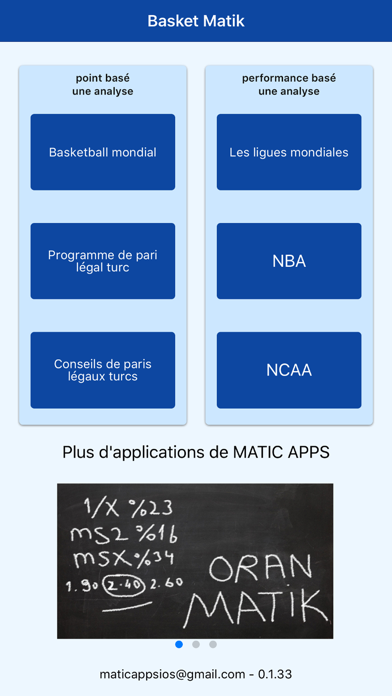 Screenshot #1 pour BasketMatik