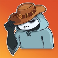Peace, Death! Reaper app icon - Stickers app for iPhone