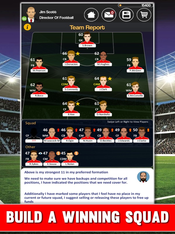 Club Soccer Director 2018 screenshot 9