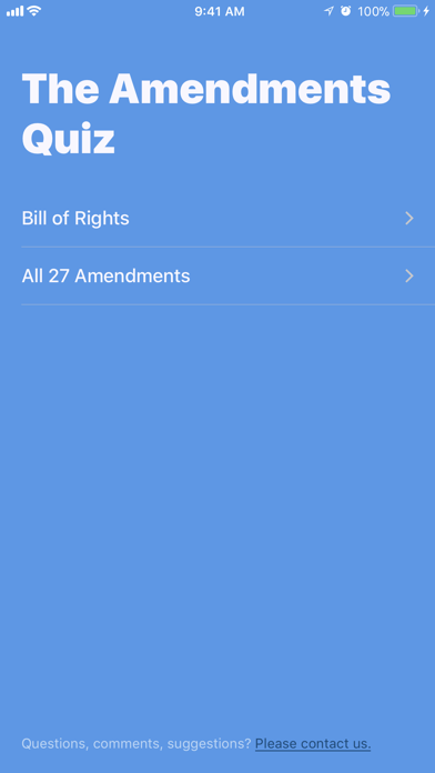 The Amendments Quizのおすすめ画像1