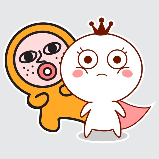 Funny Princess and Knight Icon