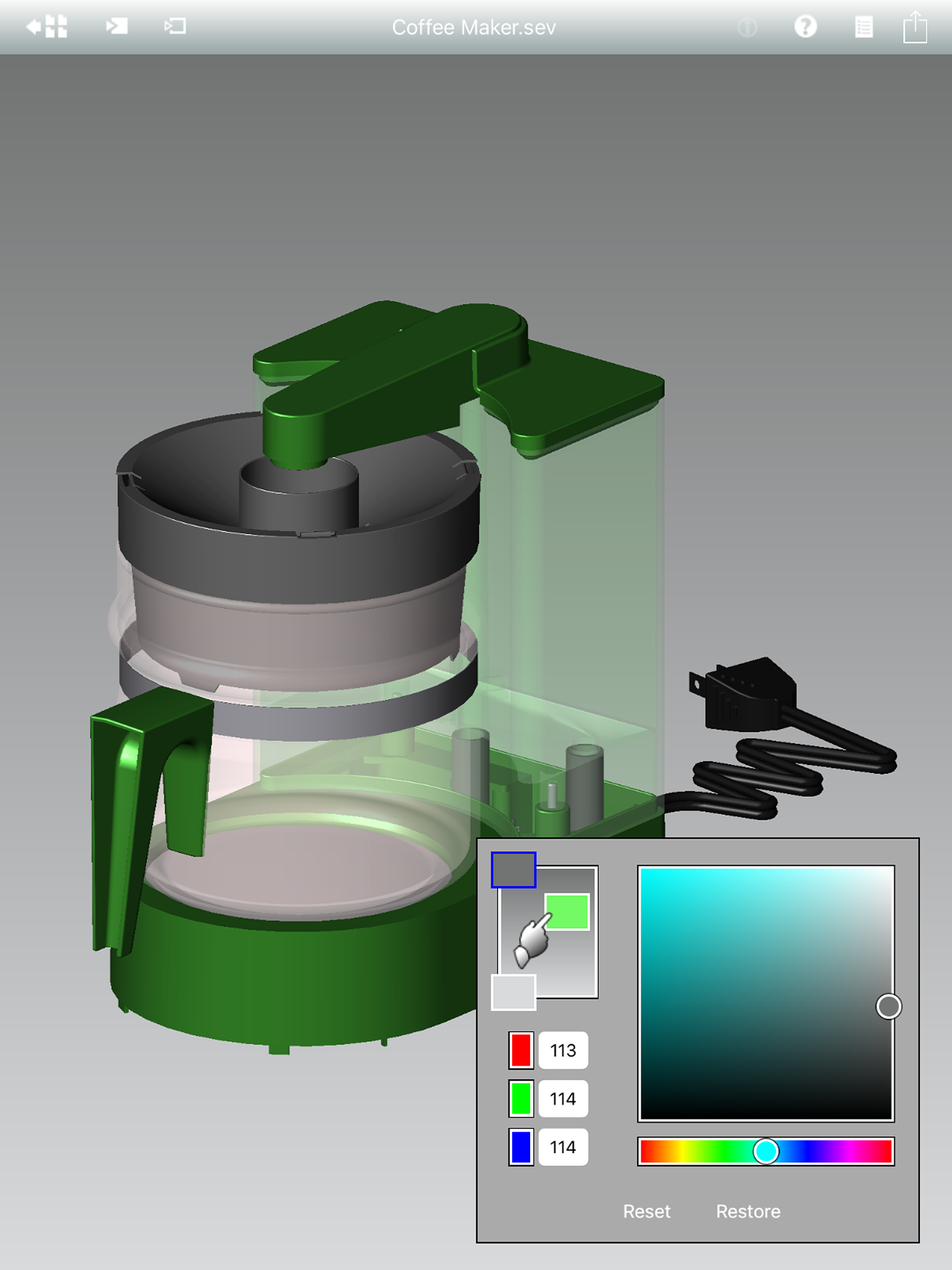 Solid Edge Mobile Viewer screenshot 4