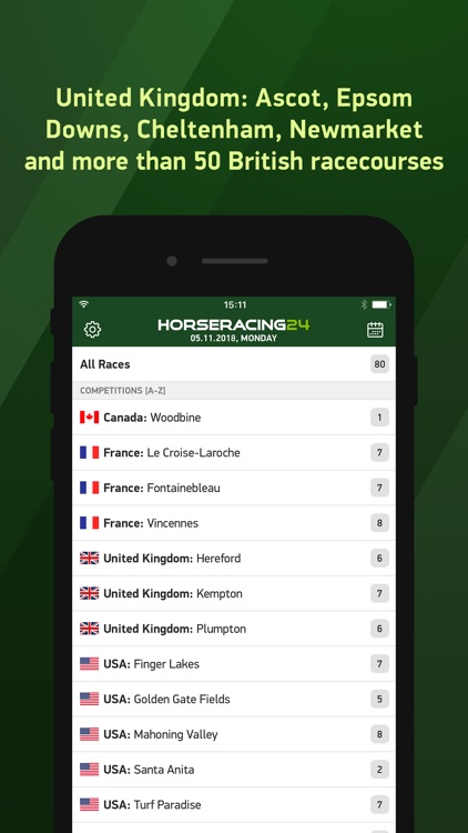 Horse Racing 24 - live results
