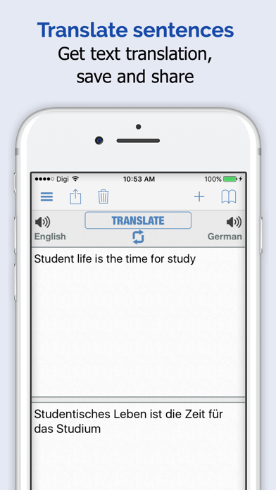 German Dictionary Elite Screenshot