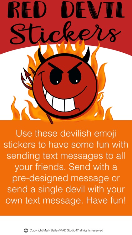 Red Devil Stickers