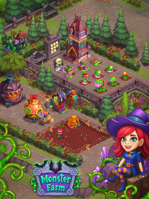 Monster Farm: Ферма - Хэллоуин для iPad