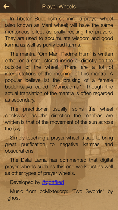 My Prayer Wheel Screenshot