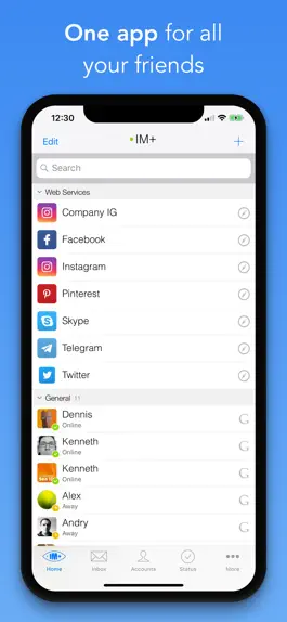 Game screenshot IM+ Pro Social Aggregator mod apk