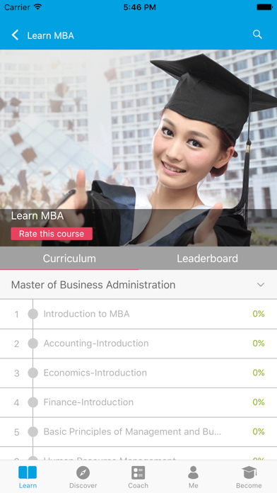 Learn MBA and Accounting iPhone screenshot 2 - Education app
