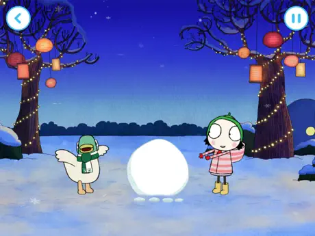 Sarah & Duck: Build a Snowman