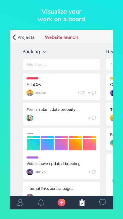 Asana: organize tasks & work Screenshot
