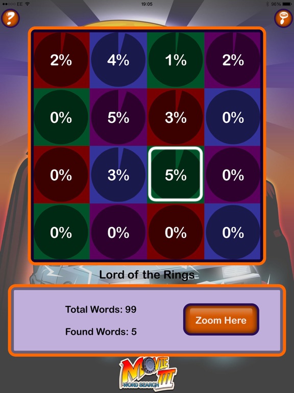 Screenshot #2 for Epic Movie Word Search 3 - giant wordsearch