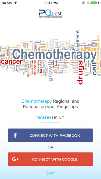 Chemotherapy Regimens iPhone screenshot 1 - Medical app