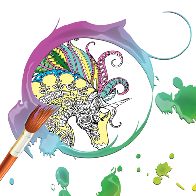 Coloring Pages: Color Therapy