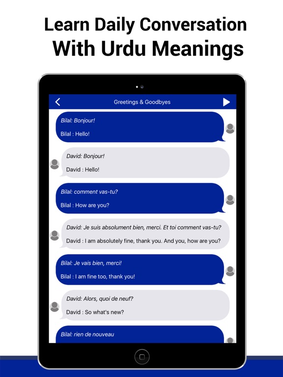 Screenshot #5 pour Learn to Speak French Offline