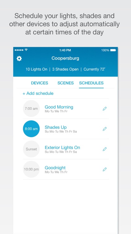 Lutron Caséta & RA2 Select app screenshot-3